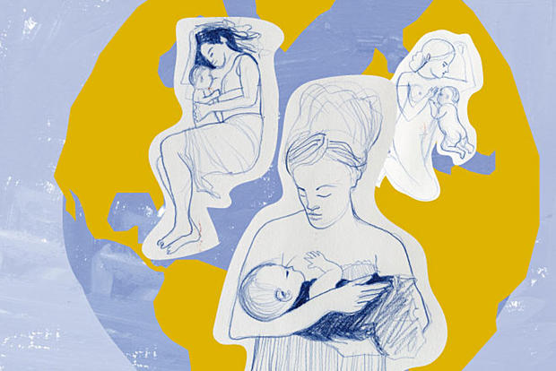 Imagem gráfica da Semana Mundial do Aleitamento Materno