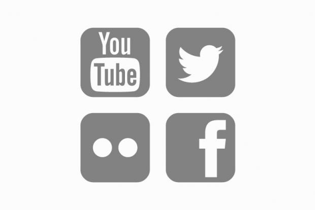 Logos redes sociais