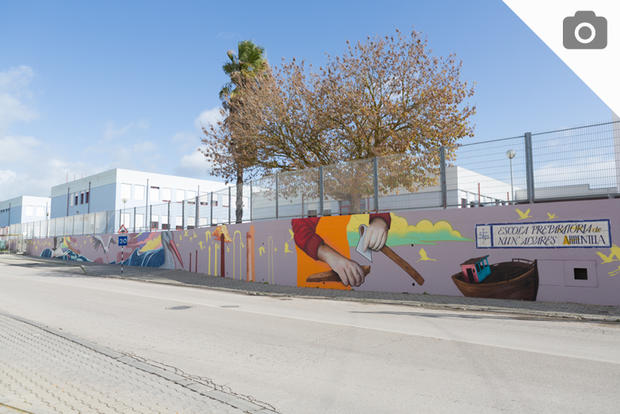 Mural na Escola Básica Nun'Álvares