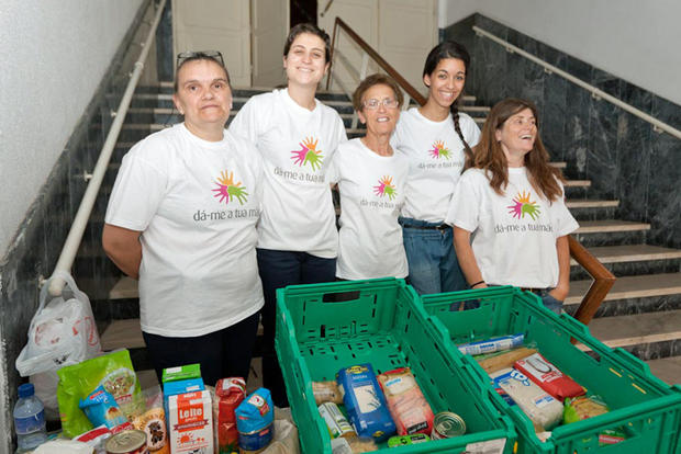 Voluntárias da associação Dá-me a Tua Mão