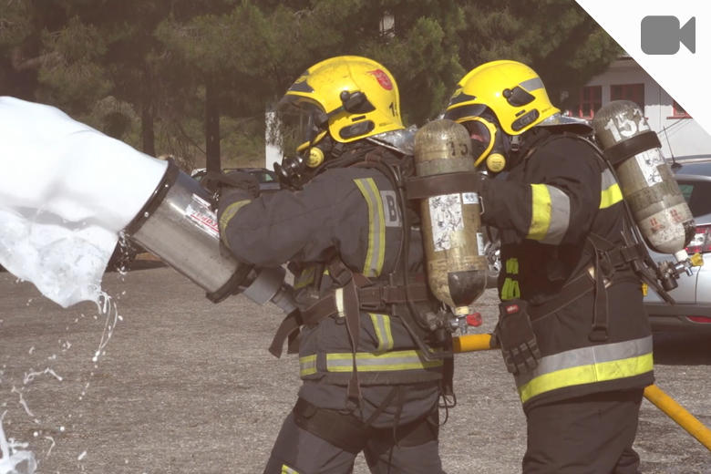 Vídeo bombeiros