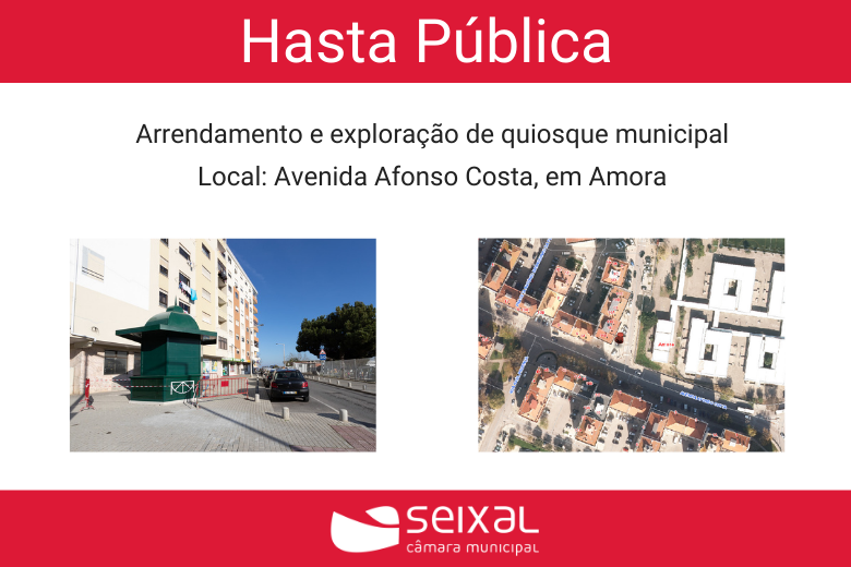 Hasta pública quiosque Amora